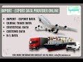 TradeImeX Info Solution Pvt. Ltd | Import Export Data Provider Online | Market Research Firm