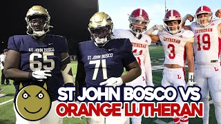 ST JOHN BOSCO SENIOR NIGHT | Shutout Win over OLU | Bosco vs Orange Lutheran | @SportsRecruits Mix