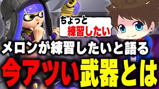 52ガロンからの乗り換え候補として練習したい「今アツめの武器」について語るメロン【メロン/スプラトゥーン3/切り抜き】