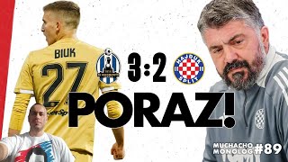 LOKOMOTIVA vs HAJDUK 3:2 Gattuso pod paljbom!! | Muchacho monolog #89