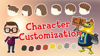 Animal Crossing New Horizons Character Customization Analysis