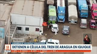 Detienen a cinco miembros de "Los Piratas", cédula del Tren de Aragua en Iquique