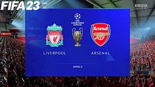 FIFA 23 | Liverpool vs Arsenal - Champions League UCL - PS5 Full Match & Gameplay