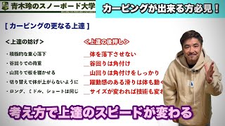 カービングが出来る方必見【考え方で上達のスピードが変わる】カービング初歩から奥深い技術の上達。アルペンが言う事を鵜呑みにしない。乗り物とセッティングで変わるテクニック！11/19・20時ライブ配信開始