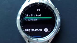 Samsung Galaxy Watch 4 pil süreleri,