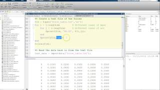 MATLAB Tutorial Lesson #07: File I O Basics