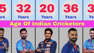 Age Of Indian Cricketers || Cricketers Age