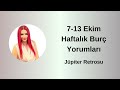 7-13 Ekim Haftalık Burç Yorumları