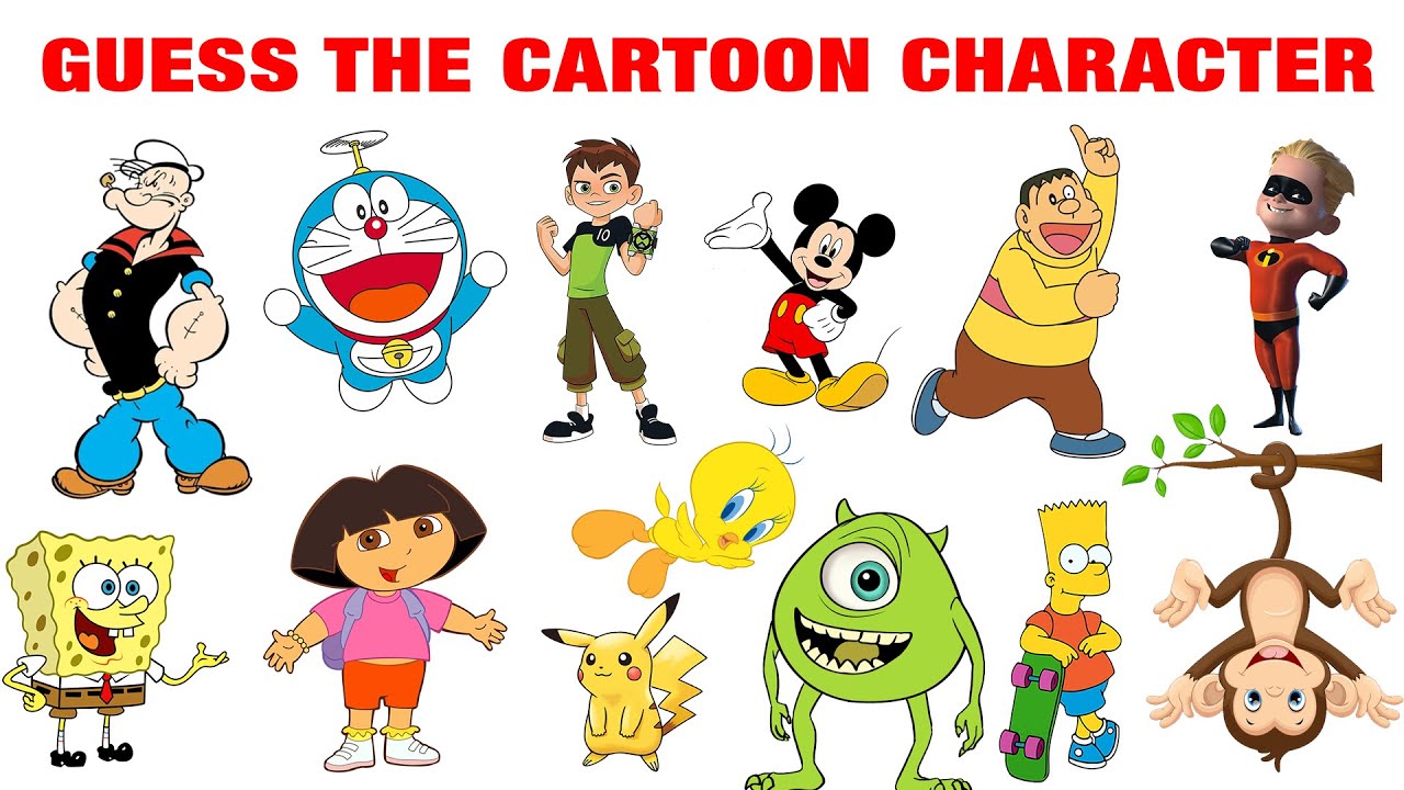 Can You Guess The Name These Cartoons In Just 5 Seconds? | #MindGames ...