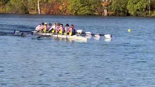 Men's 1V8 at Head of the Gallup 2022 (6 seat). Different perspective, end of race.