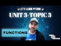 Let's Learn Python - Functions that return values - Unit 3 Topic 3
