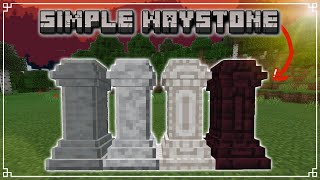 ✅ DOWNLOAD DO ADDON SIMPLE WAYSTONE PARA O MINECRAFT PE e BADROCK 1.21