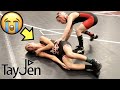 SHOULDER INJURY STOPS WRESTLING MATCH!