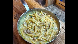 PASTA CREMA DI PATATE SALSICCIA E SCAMORZA