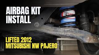 How To Install Airbag Man Suspension On Mitsubishi Pajero + RESULTS WITH CARAVAN