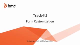 Track-It! 2018 - Form customization