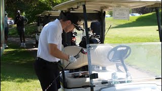 Flames Andrew Mangiapane Tees Off At Italian Open