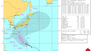 台風18号 2014 たまごが発生？