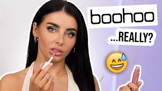 BOOHOO do MAKEUP?? Let's try it! *woah* (First Impressions + Review)