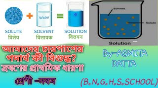 আমাদের চারপাশের পদার্থ কী বিশুদ্ধ? শ্রেণী-নবম Part-1