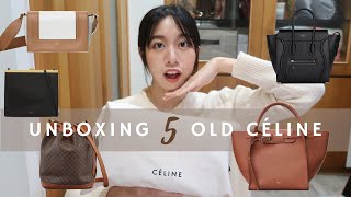 #開箱精品包 五個OLD CELINE經典包款！unboxing 5 OLD C1ELINE bag｜Karen Chiu