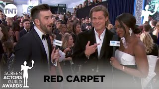Brad Pitt: Red Carpet Interview | 26th Annual SAG Awards | TNT