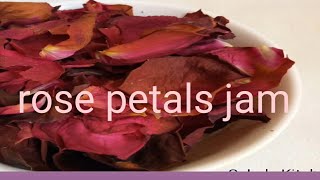 Rose petals jam I റോസാ പൂവ് കൊണ്ട് പൂ പോലത്തെ ജാം എങ്ങനെ