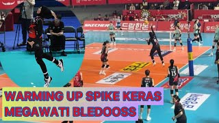 MEGAWATI ON FIRE🔥WARMING UP SPIKE KERAS🔥