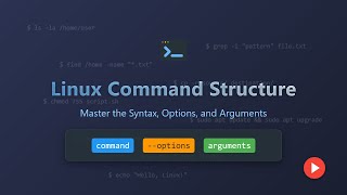 Linux Command Structure for Beginners: Syntax, Options & Arguments Explained!