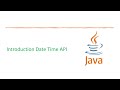 DATE & TIME API: Introduction Java Date Time API | Java 8 Version