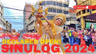 SINULOG FESTIVAL 2024 DECLARED OPEN! CEBU CITY PHILIPPINES