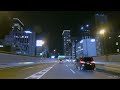 4k tokyo night drive 37 driving in japan subtitled