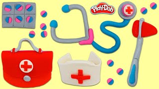 How to Make Pretend Play Doh Doctor Toy Hospital Tools & Medicine | Fun & Easy DIY Play Dough Art!