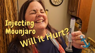 My First Time Injecting Mounjaro! Will it Hurt?!