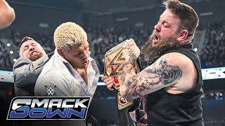 FULL SEGMENT: Kevin Owens annihilates Cody Rhodes in a brawl: SmackDown highlights, Dec. 13, 2024