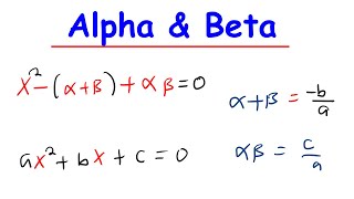 Relationship between the coefficients and the roots of a quadratic equation