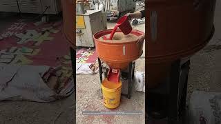 Process Of Using A Good Pot To Mix Wheat Seeds With Pesticide !