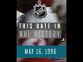 Steve Yzerman wins it in double OT | This Date in History #shorts