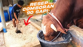 Bocoran Resep Compboran Pakan Sapi 90 Ekor🔥🔥🔥 Sapi Gemuk Minim Lemak