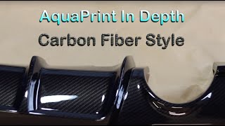 Aquaprint Ireland | In Depth | Rear Diffuser Carbon Fiber Style