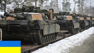 US sends military equipment to Ukraine, 31 M1A2 tanks to follow
