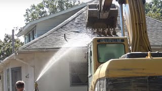 Charming bungalow home full of furnishings gets demolished!