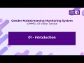 01 of 22 - Introduction to Gender Mainstreaming Monitoring System (GMMS)