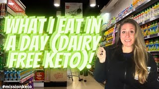 WHAT I EAT IN A DAY.....DAIRY FREE! | COUNTING TOTAL CARBS | KETO RECIPES | BACK TO BASICS