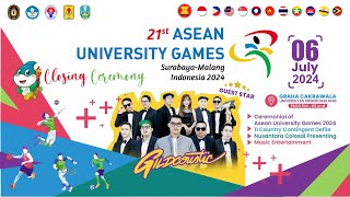 🔴 LIVE CLOSING CEREMONY 21st ASEAN UNIVERSITY GAMES 2024