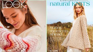 LANA GROSSA LOOK BOOK 18/ NATURAL KNITS Обзор журнала.