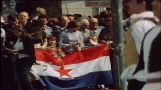 Josip Broz TITO veličanstven doček u Splitu 1977 - Split, SR Hrvatska