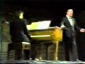 Giuseppe di Stefano, tenor - José Carreras, tenor - Florida Recital / TV fragments (Part 2)