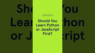 Should you learn #Python or #JavaScript first? It depends on what you want to build.