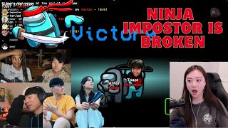 Toast \u0026 Fanfan's Ninja Impostor is Broken Gaslighting at its Finest ft. Lilypichu Sydeon Seanic Poki